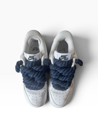 Nike air force 1 rope lace ( navy blue )