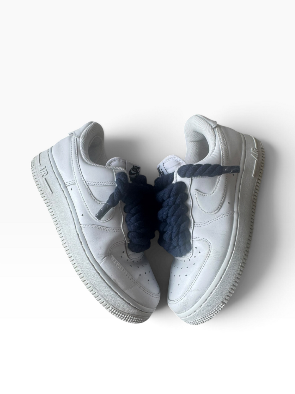 Nike air force 1 rope lace ( navy blue )